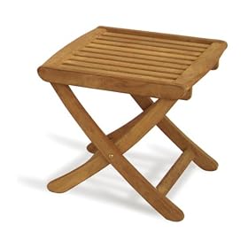 Teak Footstool/Side Garden table