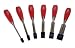 Footprint 85 Series 123120 Set of 6 Red Acetate Handle Wood Chisels 1/4-Inch, 3/8-Inch, 1/2-Inch, 5/8-Inch, 3/4-Inch, 1-Inch