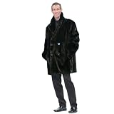 Mens Ranch Mink Double Breasted Car Coat Jacket by OverstockFurs.com