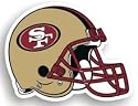 San Francisco 49ers 12" Helmet Car Magnet