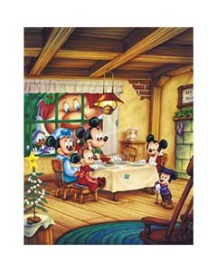 ポスター ディズニー Mickey's Christmas Carol