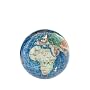 3" Marine Blue Gemstone Globe Paperweight