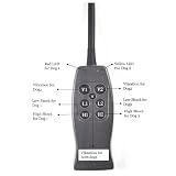 New Gen Groovypets Rechargeable 300 Meter Range Remote Control Training Shock Collar with Separate Shock and Vibration Corrections for 2 Small,Medium, and Large Dogs