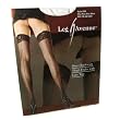 Leg Avenue Sheer Stocking Back Seam Thigh with Lace Top White