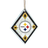 NFL Pittsburgh Steelers Art Glass Ornament