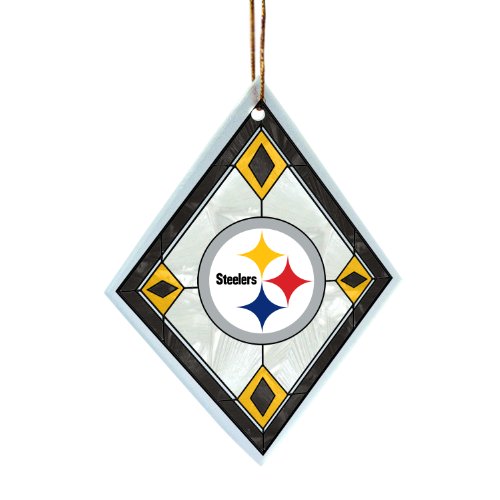 NFL Pittsburgh Steelers Art Glass Ornament