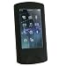 igadgitz Silikon H�lle Etui Case Schutzh�lle Tasche Skin in Schwarz f�r MP3-Players Sony Walkman NWZ-A865 NWZ-A864 NWZ-A866 NWZ-A867 + Display Schutzfolie