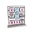 PT Photoframe Tic Tac Toe Aluminum Holds 27 Photos