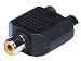 RCA Video Audio Splitter Adapter (RCA Female to 2 RCA Female)