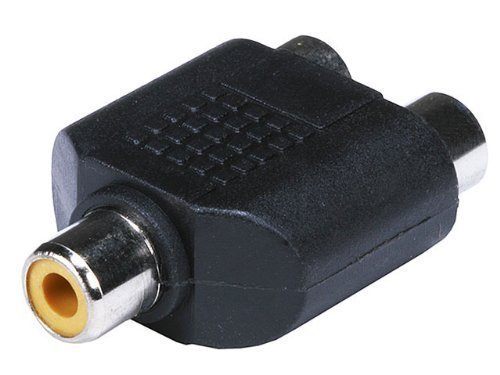 RCA Video Audio Splitter Adapter (RCA Female to 2 RCA Female)
