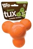 West Paw Design Guaranteed Tough Large Tux Dog Toy, Tangerine