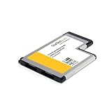 StarTech.com 2 Port Flush Mount Express Card 54mm eSATA II Controller Adapter Card ECESATA254F