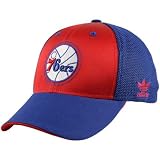 adidas Philadelphia 76ers Two Tone Shiny Mesh Stretch Hat