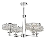 Chelsea Collection Chrome Finish Crystal Chandelier