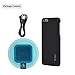 Antye Qi Wireless Charger Kit for iPhone 6 Plus / 6S Plus - Including Qi Wireless Charger Receiver Case and Wireless Charging Pad Station (Blue/Black)
