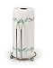 Spectrum Diversified Pantry Works Deluxe Paper Towel Holder, Roll Dispenser Stand for Kitchen Countertop & Dining Room Table, Satin Nickel