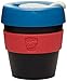 KeepCup 12oz Reusable Coffee Cup. Lightweight BPA BPS-Free Plastic & Non-Slip Silicone Band. 12-Ounce/Medium, Lunar Eclipse