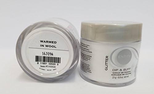 DIP & BUFF Acrylic Dipping Colors Powder .0.8oz/23g - (20 - Warmed In Wool) + Buy 3 any Colors get FREE 1 Airbrush Stencil