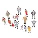 20pcs Painted Model Train Passenger People Figures Scale 1:25