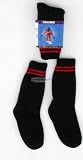 New 2 Pairs Mile High OTC Kids Ski Socks Black Red XS