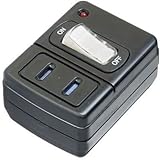 YAZAWA(ヤザワコーポレーション) 雷サージ付省エネタップ1個口 Y02FSK110BK