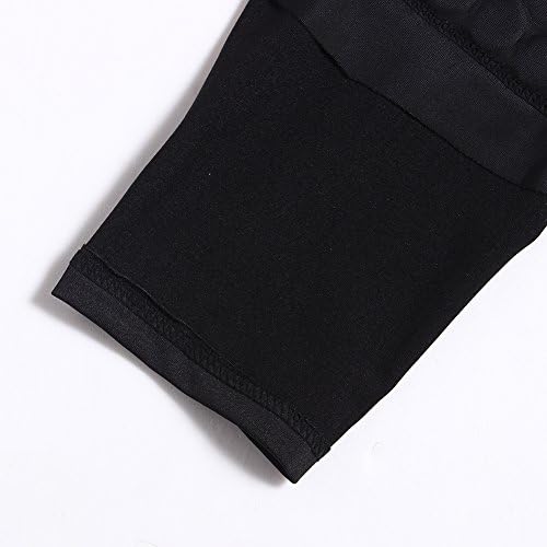 OI Honeycomb Pad Crashproof Antislip Basketball Leg Knee Long Sleeve Protective Pad (Black, M)