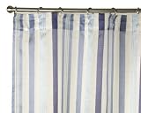 Les rayures et les coloris dynamiques de ce voilage apporteront une fra�che