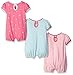Disney Baby Girls' Cinderella 3 Pack Rompers