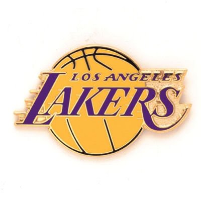 LOS ANGELES LAKERS OFFICIAL LOGO LAPEL PIN