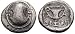 Thebes, Boeotia, Greece, c. 426 - 395 B.C.; Silver Hemidrachm