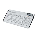 Zignum Multimedia Tastatur 7350 (deutsches Layout, 9 Hotkeys, USB) wei&szlig;