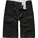 BLUE CROWN Royal Mens 23.5" Chino Shorts - Black