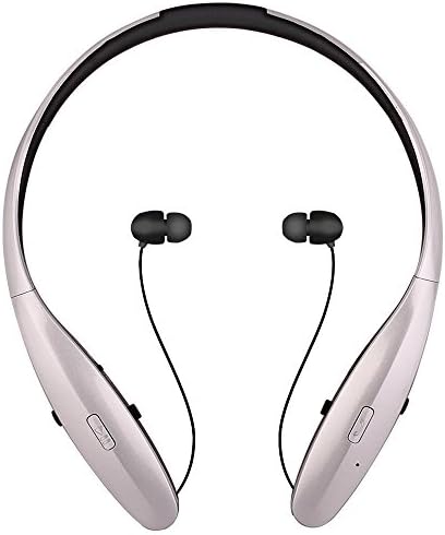 Bluetooth Neckband Headset, Megedream Wireless Mic Stereo Retractable Headphone Clear Voice Capture Technology Microphone Cal Earphone Sport,Running,Gym,Exercise Earbud for Apple Samsung HTC