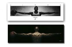 Michael Jordan Wings - 2 Piece Poster Set (Wings Classic & Wings 2005 Tattoo Edition) (Size: 72" x 23" Each)