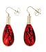 Handcrafted designer acrylic drop earrings
