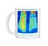 Sports trainers, thermogram Photo Mugs