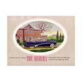 1949 BUICK RIVIERA Sales Brochure Literature Book Piece by General Motors