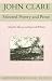 Book John Clare: Selected Poetry and Prose (Methuen English Texts)