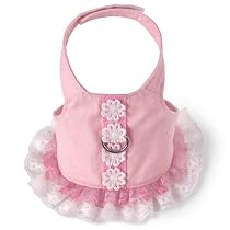 XS Pink and Lace Dress Harness Small Dog Puppy Clothing Clothes