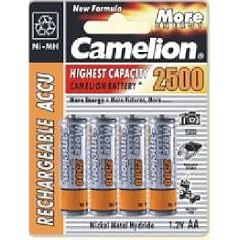Camelion 4x Akku Mignon Ni-Mh 2500MAH