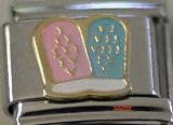 Clearly Charming Ten Commandments Italian Charm
