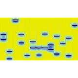 DNA Art 28" X 50" Canvas | Topaz Painting Style Artwork | Home / Office Décor