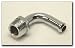 Automotive : Mr. Gasket 2970G Chrome 90 Degree Fuel Line Fitting