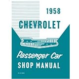 1958 CHEVROLET BISCAYNE etc Shop Service Repair Manual by Chevrolet