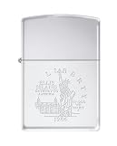 Zippo "Statue of Liberty-Ellis Island" High Polish Chrome Lighter, 4296