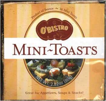 Mini-Toasts (Mini Biscottes) 2.75 oz. by Mini Biscottes