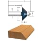 BOSCH 85298MC 1-1/2-Inch Diameter 35/64-Inch Cut 45 Degree Carbide Tipped Chamfer Router Bit 1/4-Inch Shank With Ball Bearing