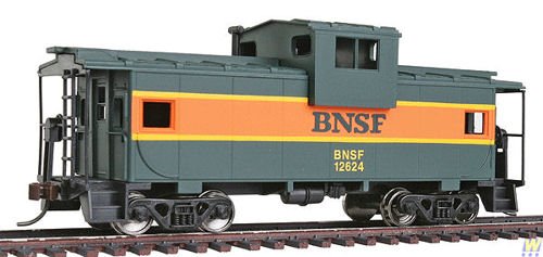 Walthers Trainline Wide-Vision Caboose-Ready to Run-Burlington Northern & Santa Fe 931-1520 HO Scale Model Railroad - Freight Model