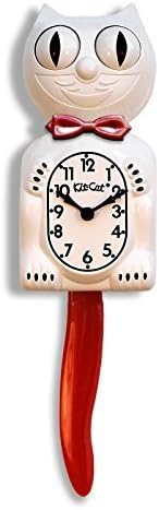 Limited Edition Candy Cane Red Kit-Cat Klock? by California Clock Company