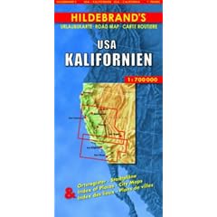 Hildebrand's Urlaubskarten, United States, California: Umgebungskarte v. Los Angeles. Stadtpl�ne von San Francisco, Los Angeles, San Diego, Las Vegas. Ortsregister (Hildebrand's USA Maps)